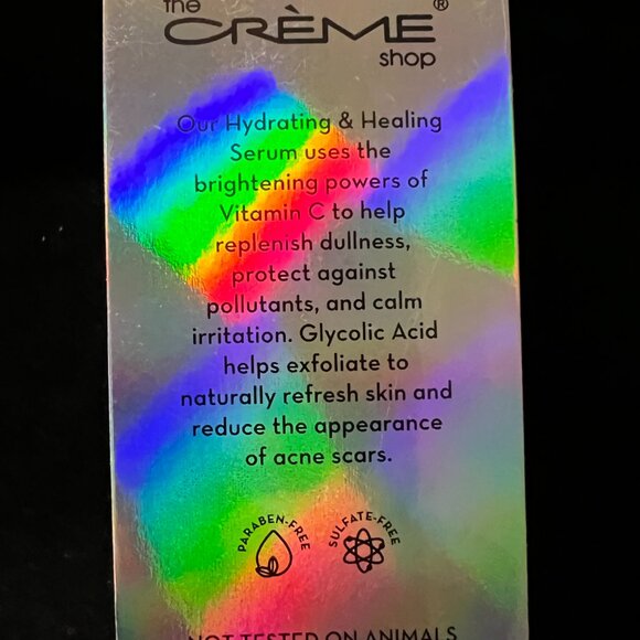 The Crème Shop What Acne? Hydrating & Healing Vitamin C Serum NIB - Picture 3 of 4